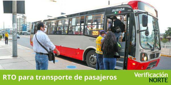 RTO para transporte de pasajeros
