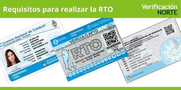 Requisitos para tramitar la RTO